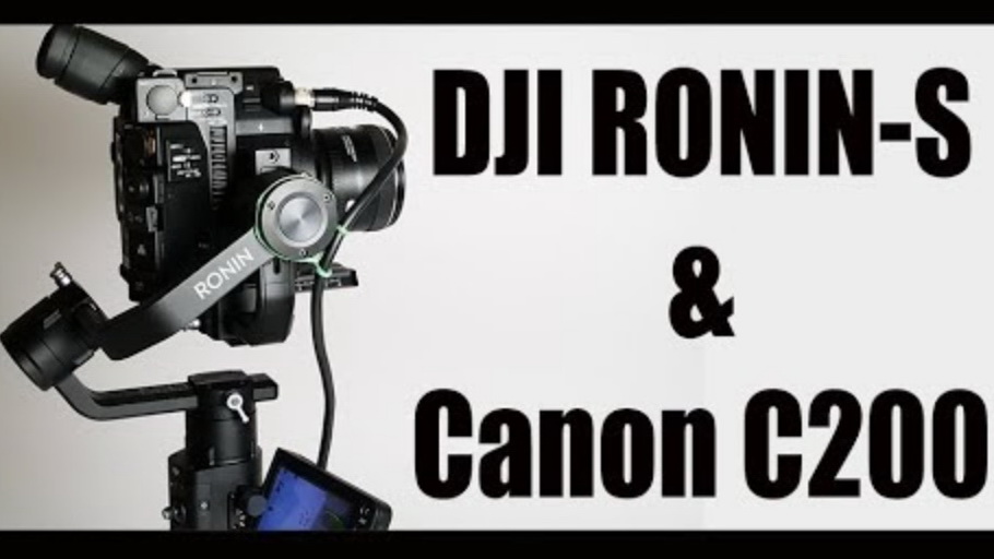 המייצב Ronin S עם מצלמת קנון C200