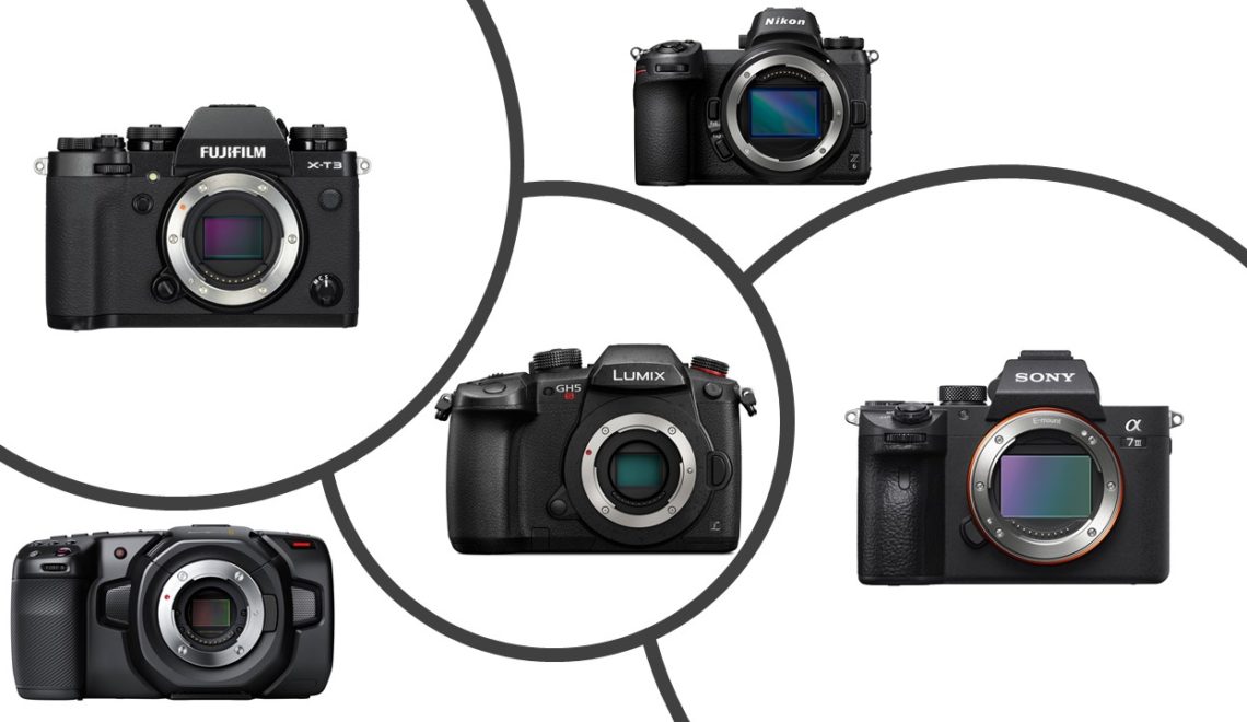 חמשת מצלמות ללא מראה המובילות בשנת 2018