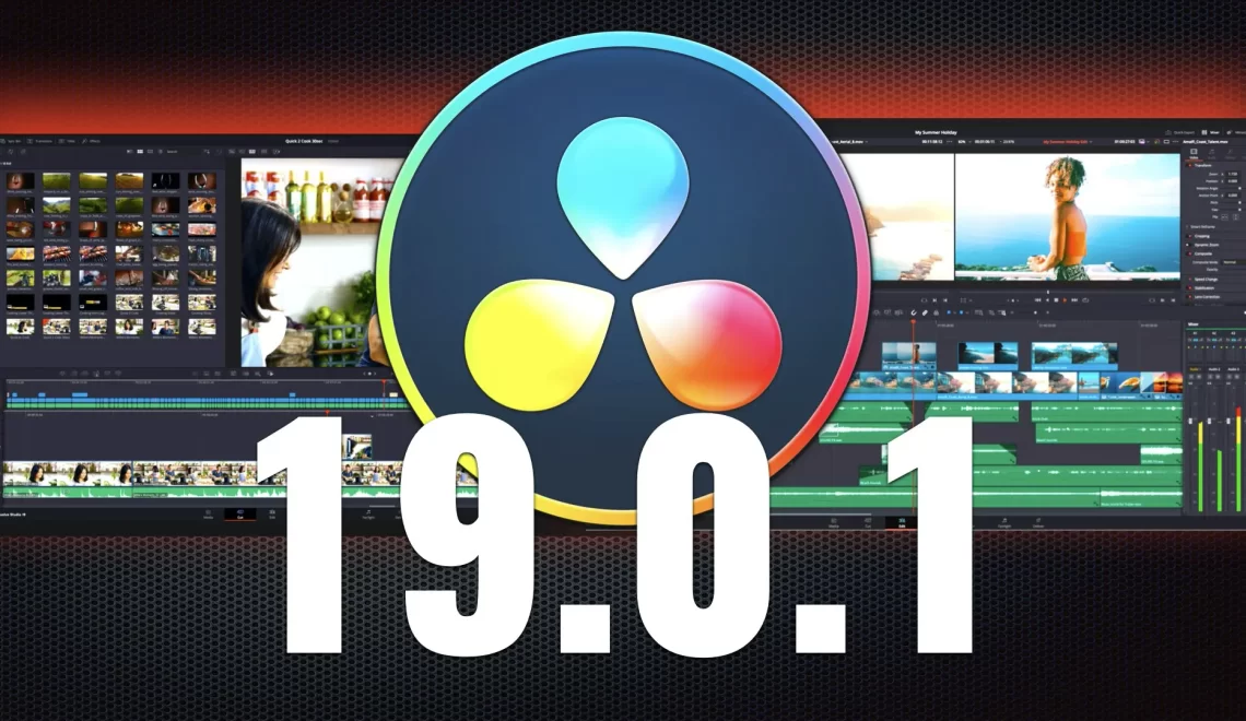 גרסה 19.0.1 ל DaVinci Resolve