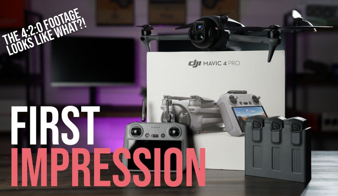 איכות 4:2:0 ברחפן Mavic 4 PRO  