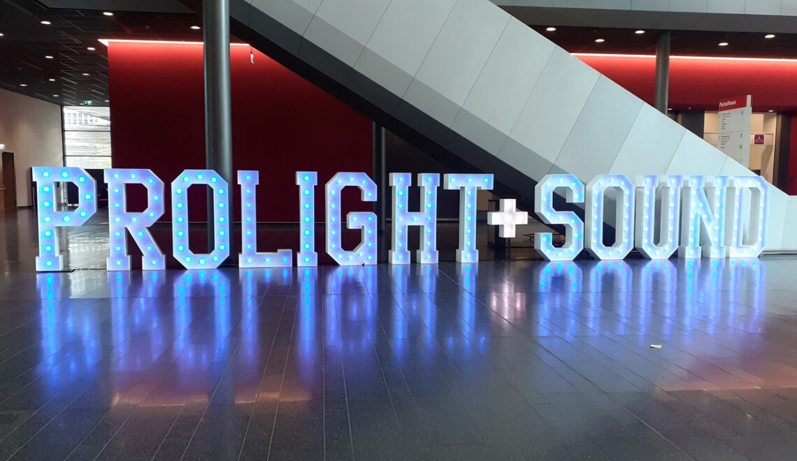 שינוי בתערוכת Prolight + Sound