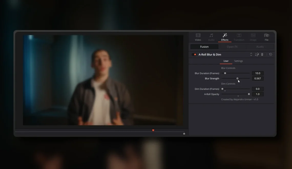 מספר כלים חדשים ל DaVinci Resolve