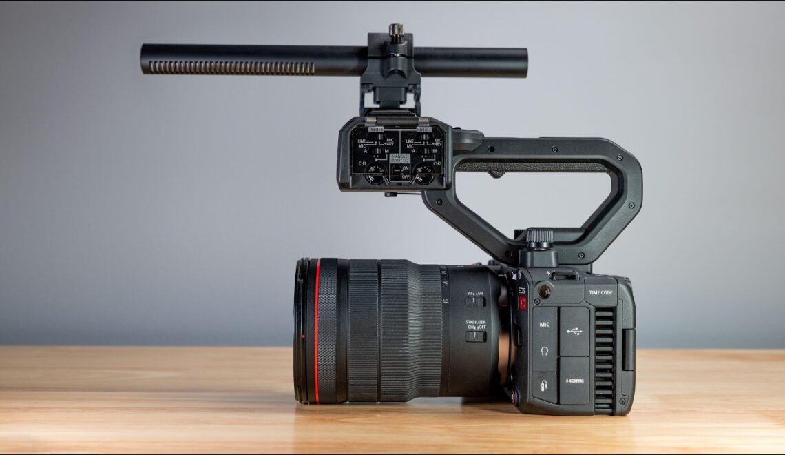הידית העליונה של מצלמת EOS C50