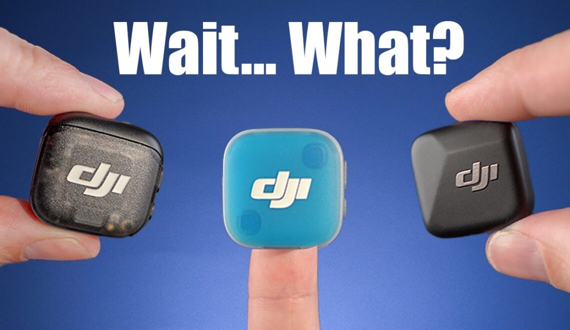 השוואה בין מיקרופוני דש של DJI