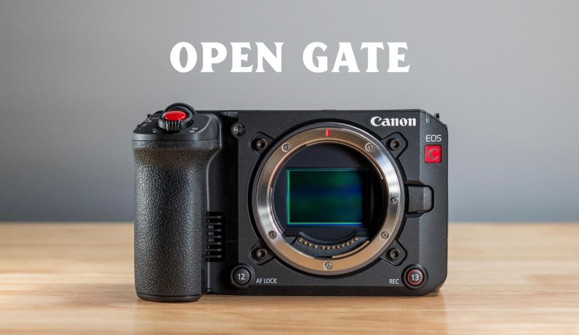 עבודה עם Open Gate ב EOS C50