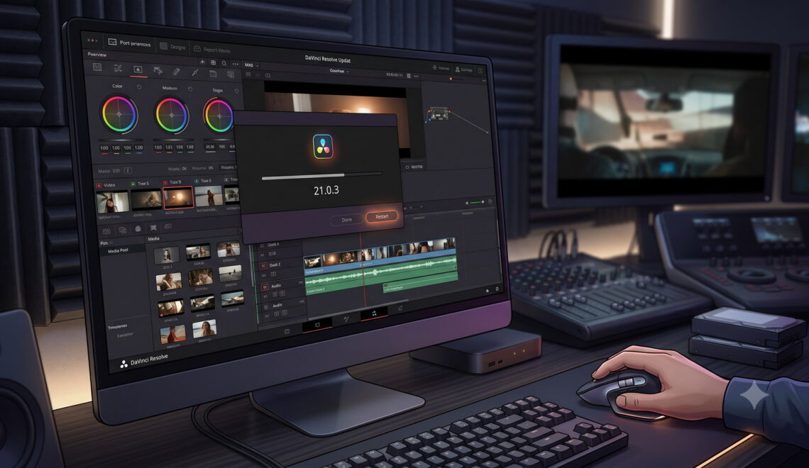 עדכון 21.0.3 ל DaVinci Resolve