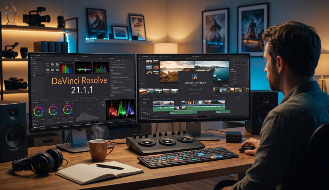 גרסה 21.1.1 ל DaVinci Resolve